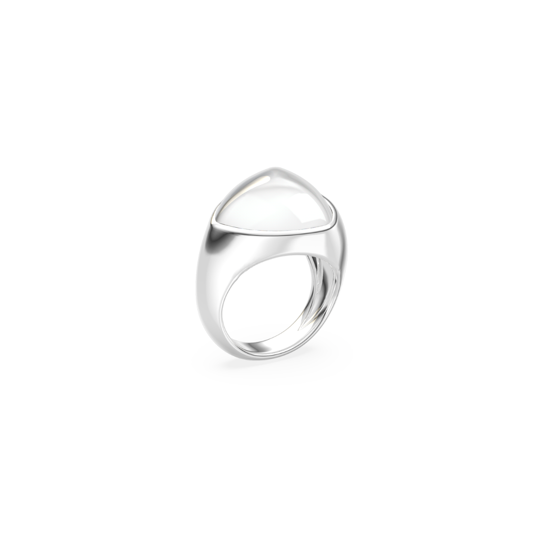 PONDER CLEAR QUARTZ RING