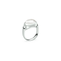 MONOCHROME CLEAR QUARTZ RING