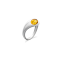 CURVE CITRINE RING