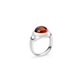 MONOCHROME GARNET RING