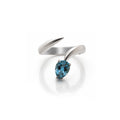 CLAW SWISS TOPAZ RING
