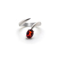 CLAW GARNET RING