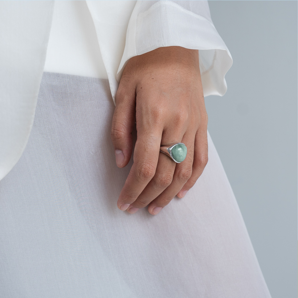 PONDER AVENTURINE RING