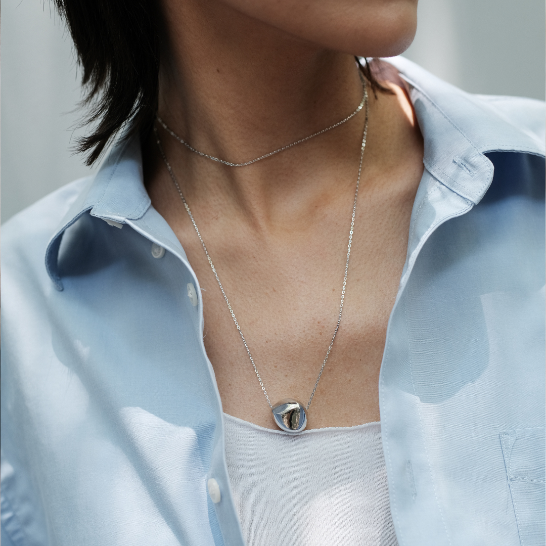 ROUND STONE NECKLACE