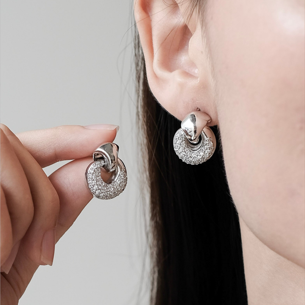 KNOCKER CZ EARRINGS