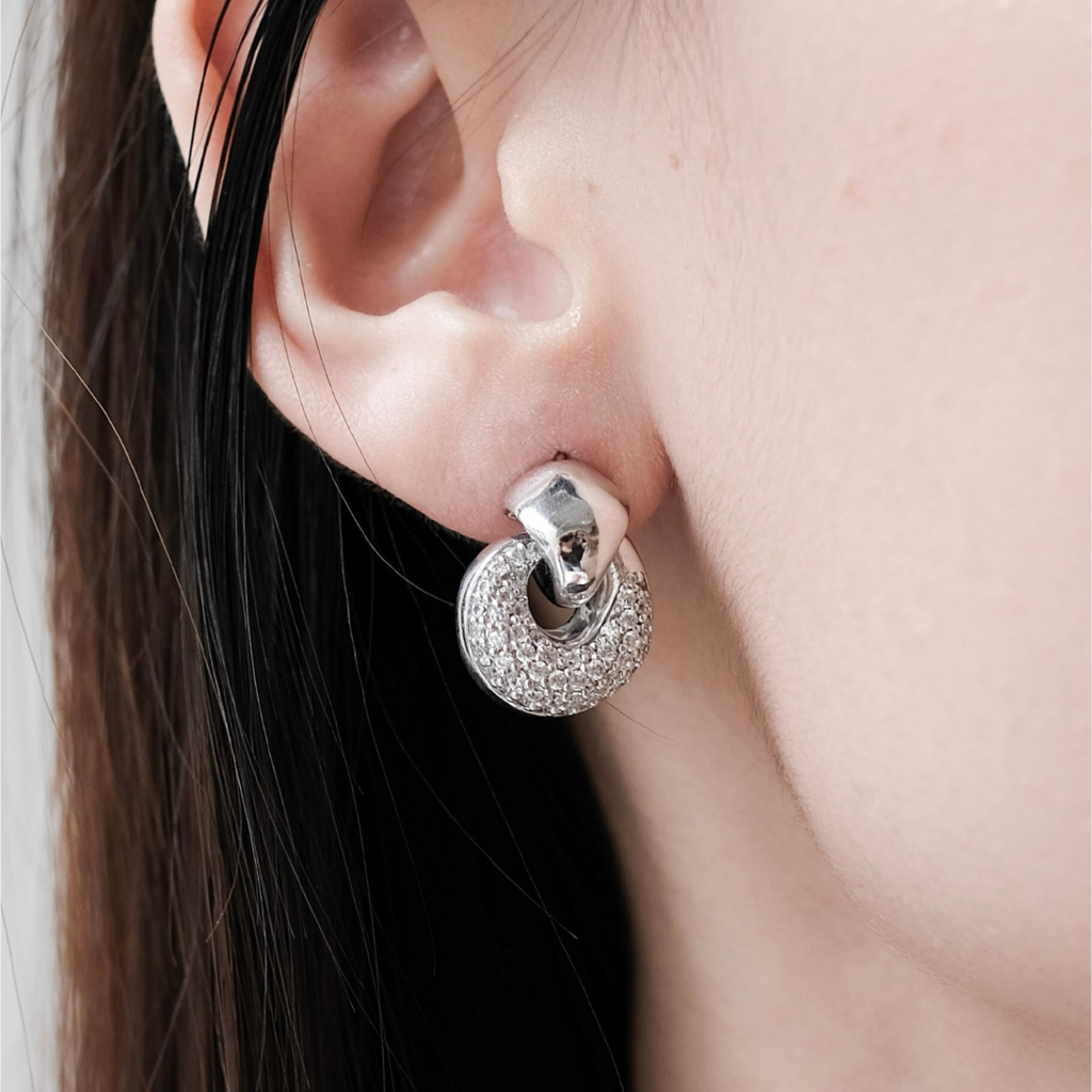 KNOCKER CZ EARRINGS