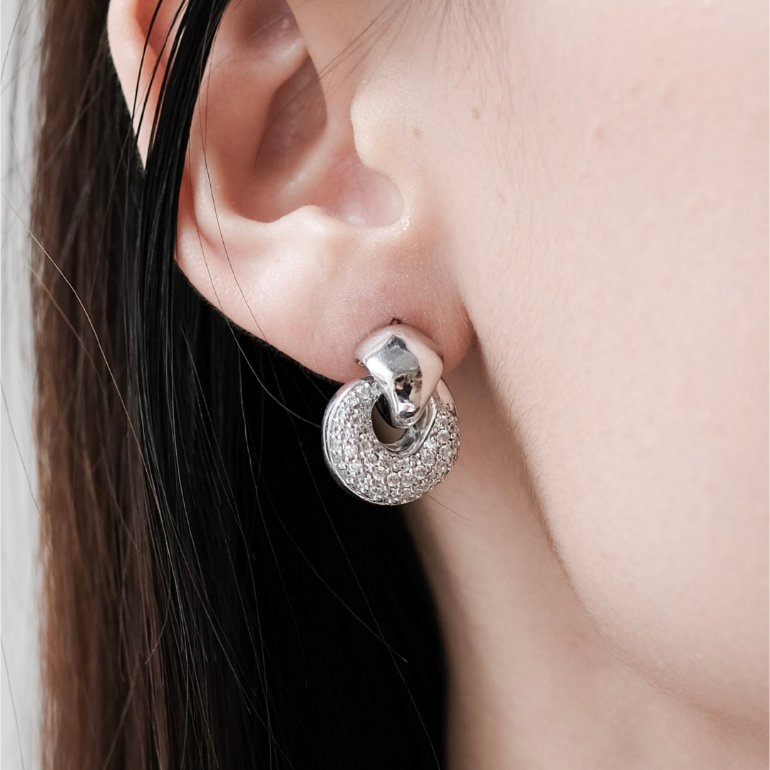 KNOCKER CZ EARRINGS