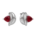 DUAL GARNET EARRINGS