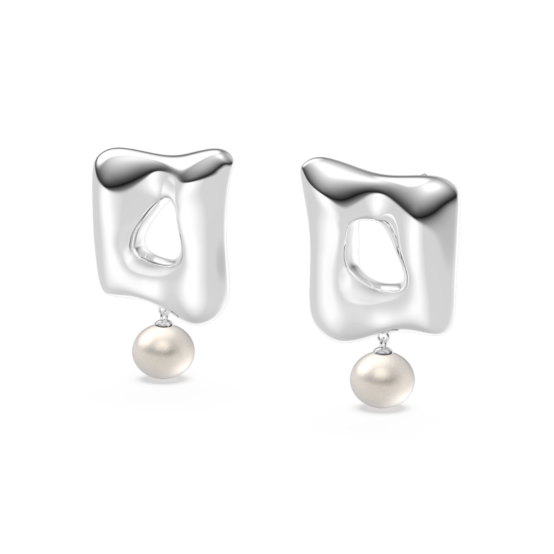 TENDER STONES PEARL EARRINGS