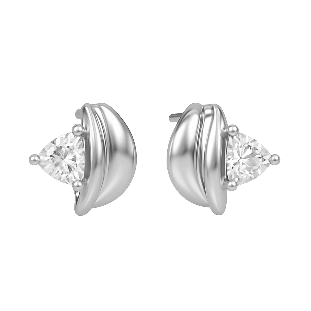 DUAL CZ EARRINGS