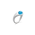 CURVE SWISS TOPAZ RING