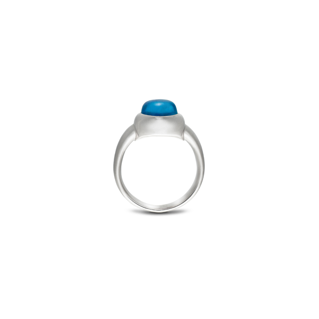 MONOCHROME TOPAZ LONDON SMALL RING