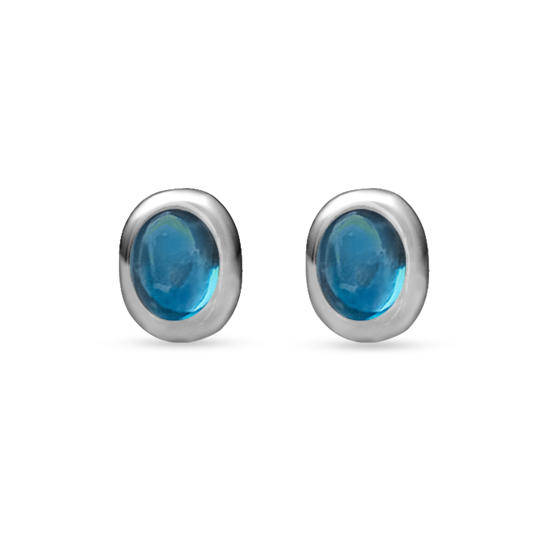 MONOCHROME TOPAZ LONDON EARRINGS