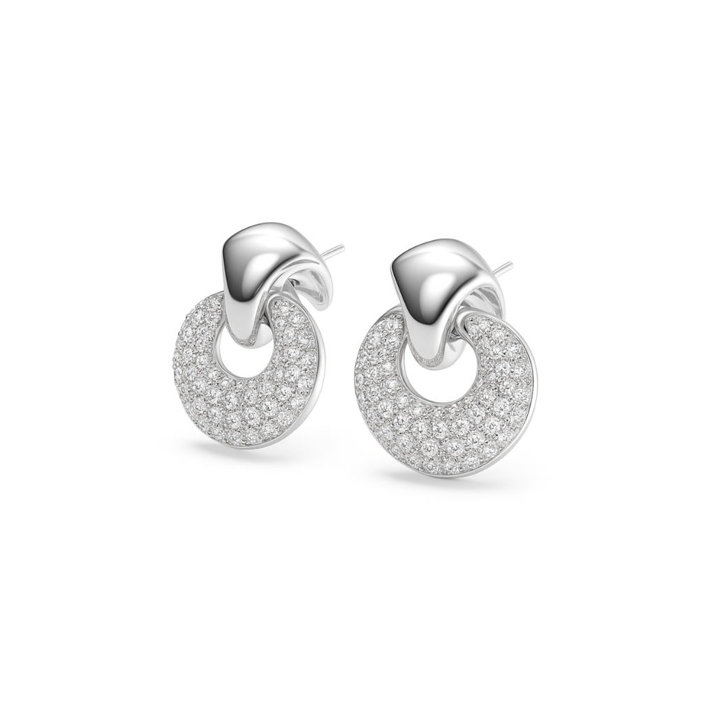 KNOCKER CZ EARRINGS