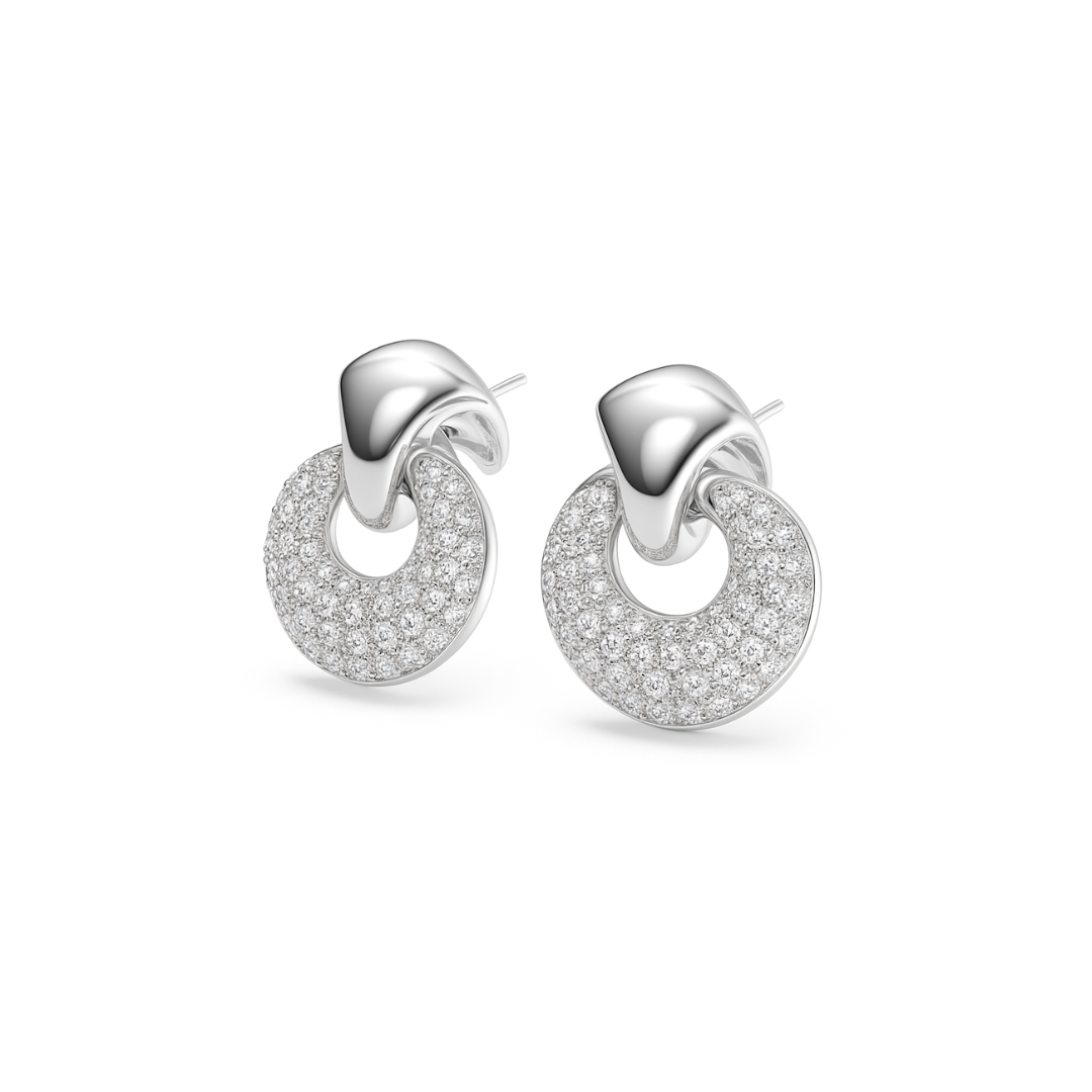 KNOCKER CZ EARRINGS